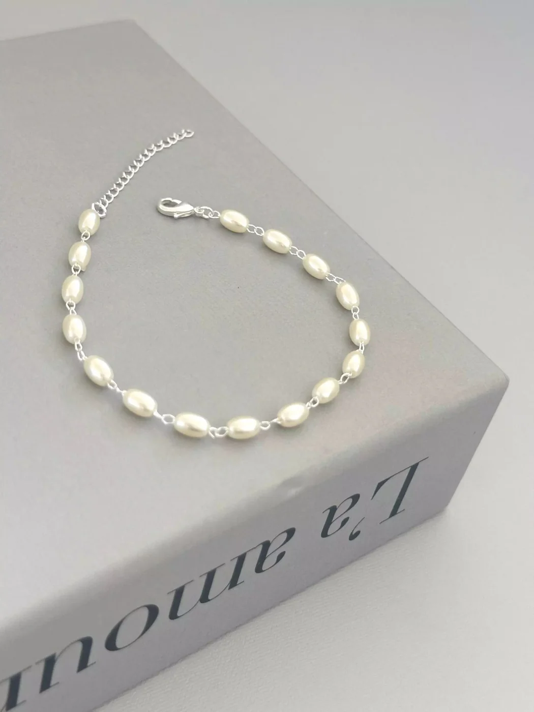 PULSEIRA PEROLAS OVAIS  — foto 1