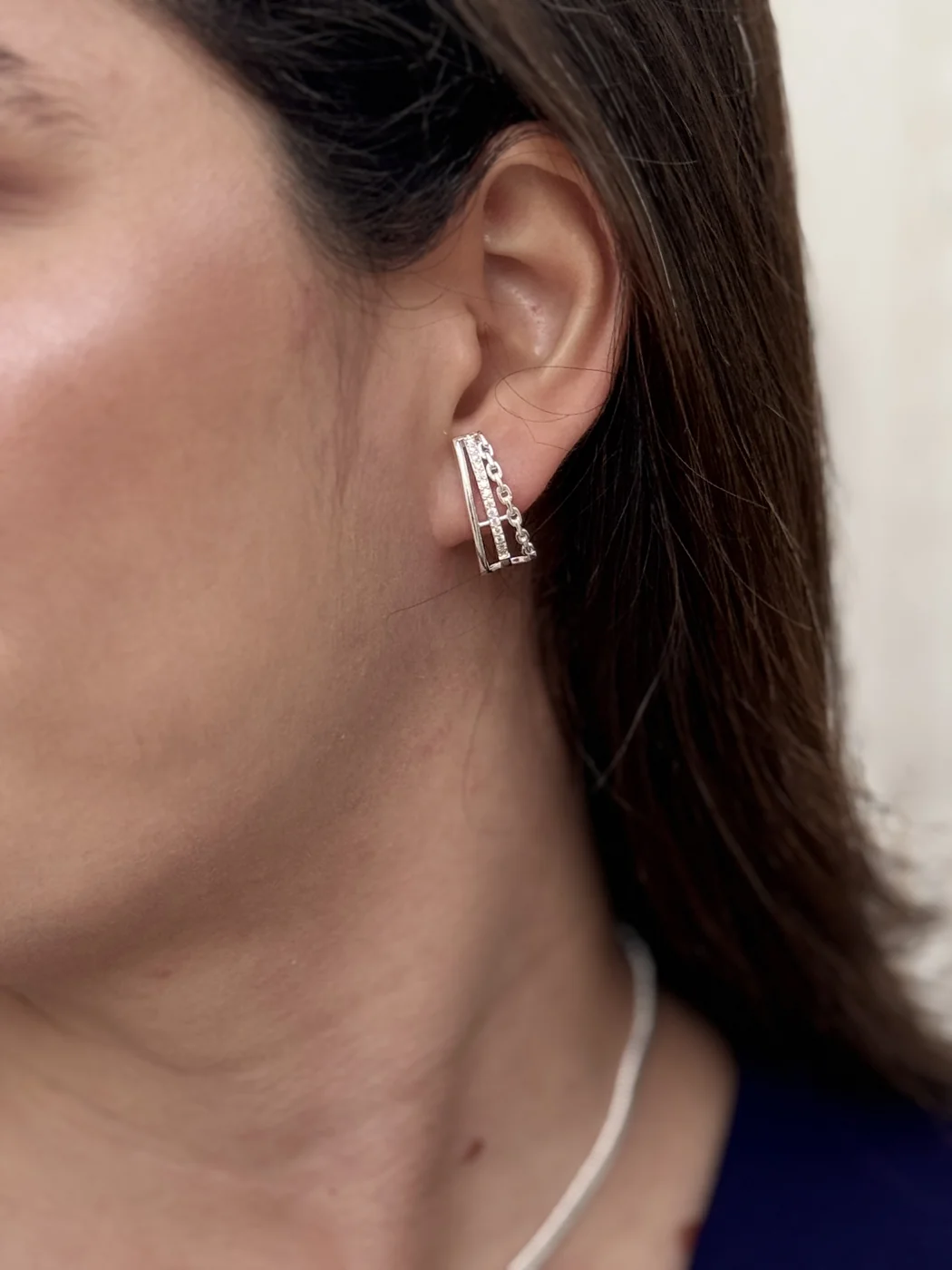 BRINCO EAR HOOK TRES FIOS — foto 1
